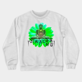 Healing Buddha Mantra Crewneck Sweatshirt